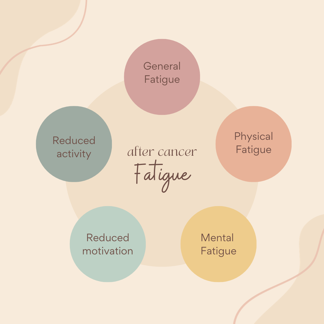 After Cancer Fatigue Framework After Cancer Fatigue Framework describing the dimensions of the Cancer Fatigue Questionnaire.